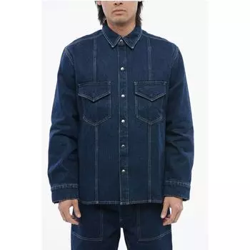 Куртка TRISTO из практичного денима Nanushka, Blue