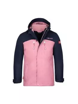 Куртка Trollkids 3in1 Jacke Bryggen, цвет Marineblau/Violett