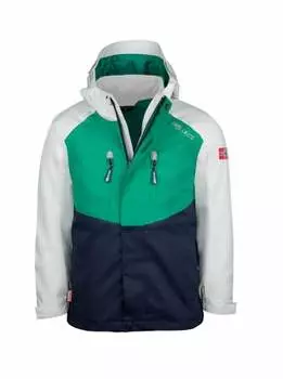 Куртка Trollkids 3in1 Jacke Bryggen, цвет Wolkengrau/Pfeffergrn