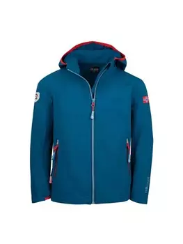 Куртка Trollkids Kvalvika, цвет petrol