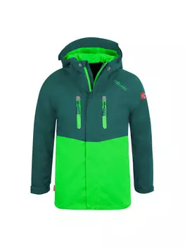 Куртка Trollkids Nusfjord, цвет dark green