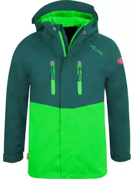 Куртка Trollkids Nusfjord, зеленый