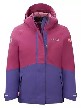 Куртка Trollkids Skanden, цвет pink/lila