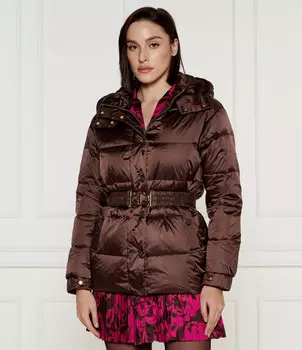 Куртка TWINSET Regular Fit, коричневый