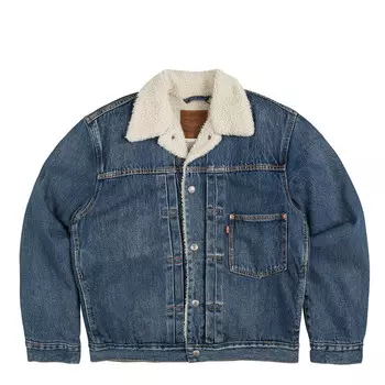 Куртка type 1 sherpa trucker jacket Levi'S, индиго