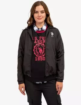 Куртка U.S. Polo Assn. Metallic Logo, черный