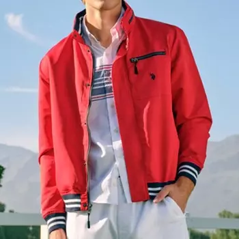 Куртка U.S. Polo Assn.Yacht With Patch Pocket, красный