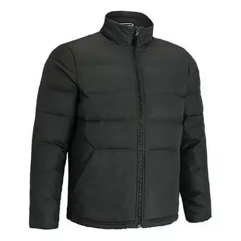 Куртка ua sportstyle down jacket 'dark green' Under Armour, зеленый