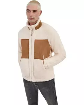 Куртка UGG Keane Heritage Full Zip Jacket, цвет Cream/Chestnut