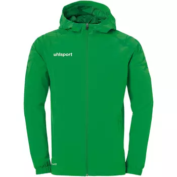 Куртка uhlsport Kapuzenjacke GOAL 25 EVO WOVEN HOOD JACKET, цвет grn/lagune