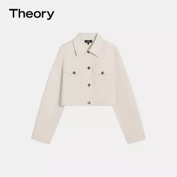 Куртка укороченная Theory женская, светло-песочный