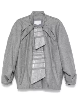 Куртка, украшенная кристаллами Genny, серый