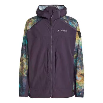Куртка уличная x National Geographic Adidas Terrex, фиолетовый