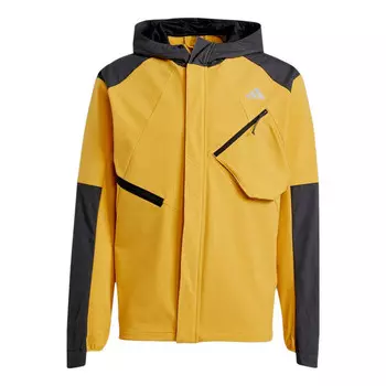 Куртка Ultimate Running покорите стихию cold.rdy куртка Adidas, желтый