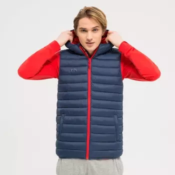 Куртка Umbro на молнии, синий / красный