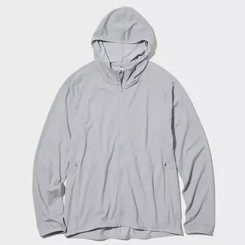 Куртка Uniqlo Dry-Ex Uv Protection Zipped, светло-серый
