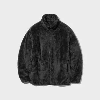 Куртка Uniqlo Fluffy Fleece, черный