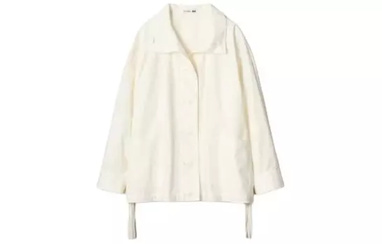 Куртка Uniqlo х JW Anderson Light Cotton Oversized, молочно-белый