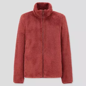 Куртка Uniqlo из пушистого флиса, 16 красный