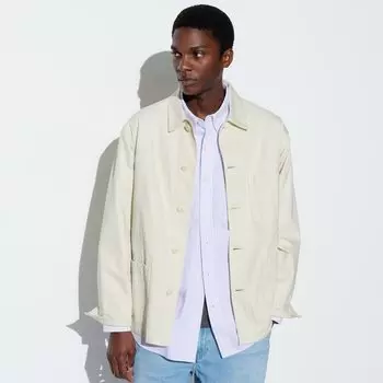 Куртка унисекс UNIQLO, 01 молочно-белый