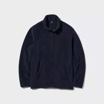 Куртка UNIQLO с молнией, темно-синий