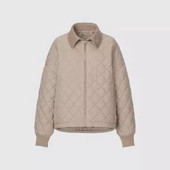 Куртка Uniqlo Warm Padded, бежевый