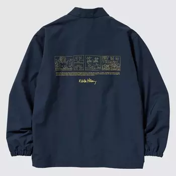 Куртка UNIQLO x Keith Haring Co-branded Series, 69 темно-синий