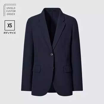 Куртка UNIQLO XS, темно-синий