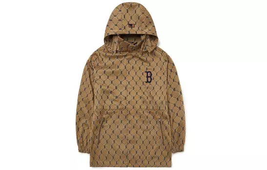 Куртка унисекс абрикосово-кремовая Mlb