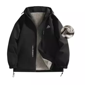 Куртка унисекс ALORGEEK, Black Padded Jacket
