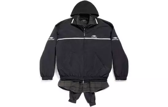 Куртка Balenciaga, черный / белый