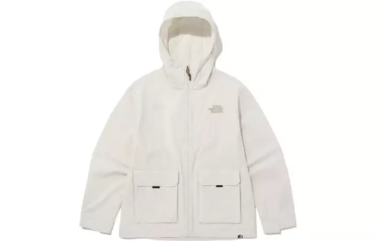 Куртка унисекс белая The North Face, белый