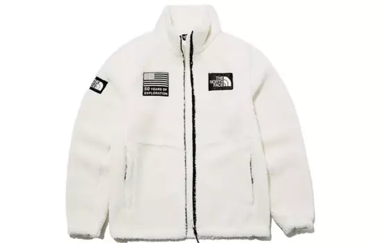 Куртка унисекс белая The North Face, белый