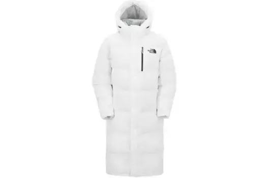 Куртка унисекс белая The North Face, белый