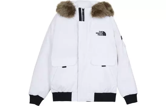 Куртка унисекс белая The North Face, белый