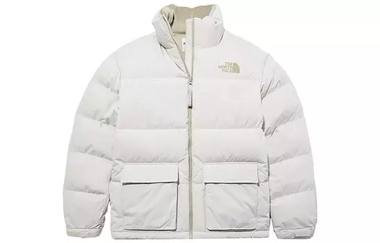 Куртка унисекс белая The North Face, белый