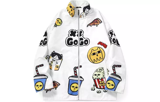 Куртка унисекс белая Xxgogo, белый