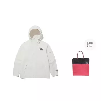 Куртка унисекс белый + подарочный пакет The North Face