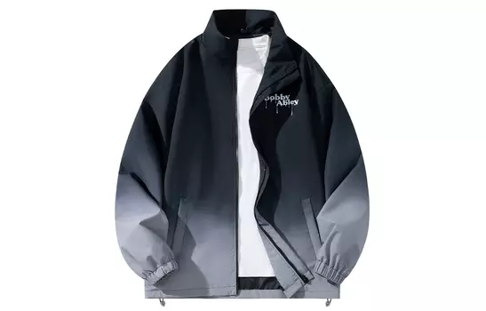 Куртка унисекс BOBBY ABLEY, Белый/серый градиент