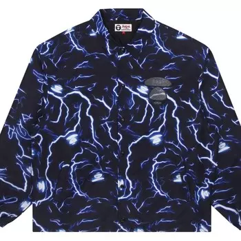 Куртка унисекс черная Aape, черный