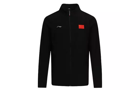 Куртка унисекс черная Lining, черный