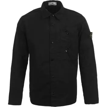 Куртка унисекс черная Stone Island, черный