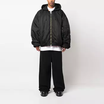 Куртка унисекс черная Vetements, черный