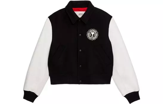 Куртка унисекс черный/белый Amiparis