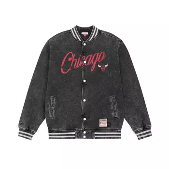 Куртка унисекс черный Mitchell Ness