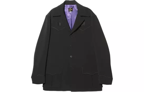 Куртка унисекс черный Needles