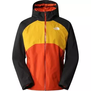 Куртка унисекс черный/оранжевый The North Face
