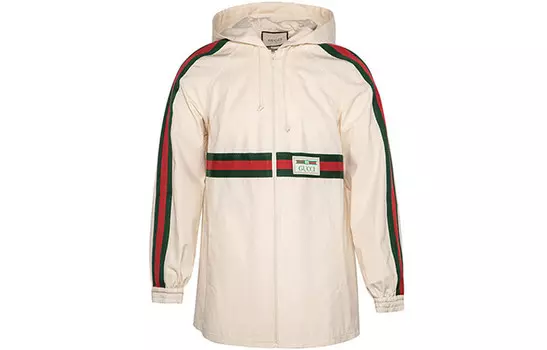Куртка унисекс цвета слоновой кости и белого цвета Gucci, белый