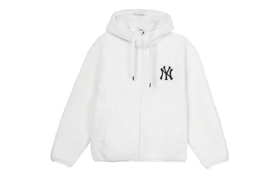 Куртка унисекс цвета слоновой кости из флиса New York Yankees Mlb, цвет Ivory