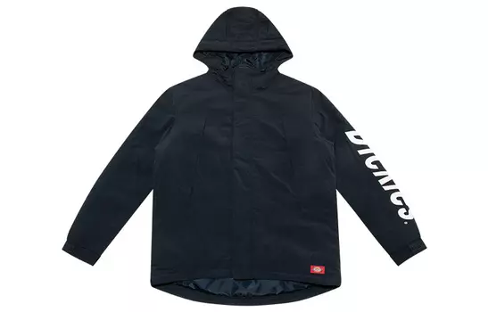 Куртка унисекс Dickies с надписью на рукаве, темно-синий